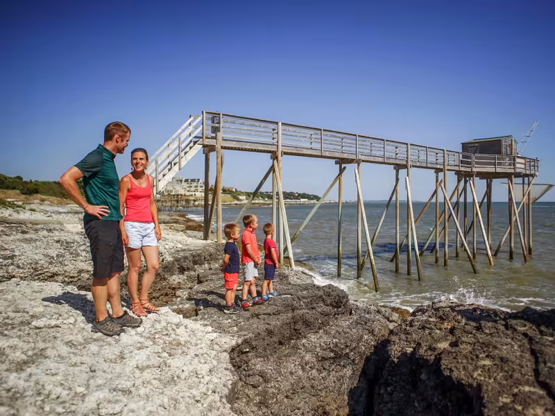 Carrelet sur la côte de Royan