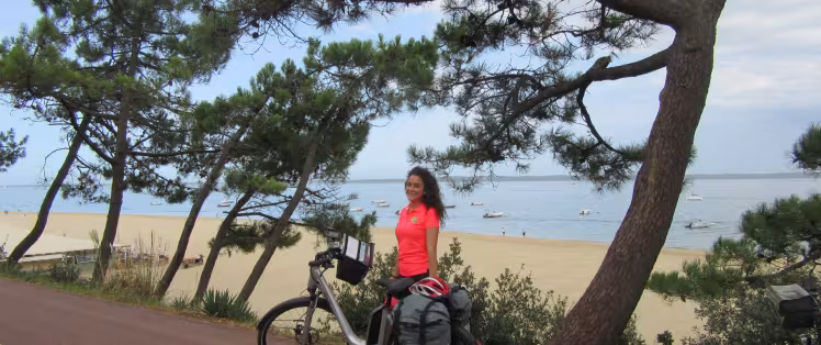 La côte atlantique à vélo d'Arcachon à Biarritz