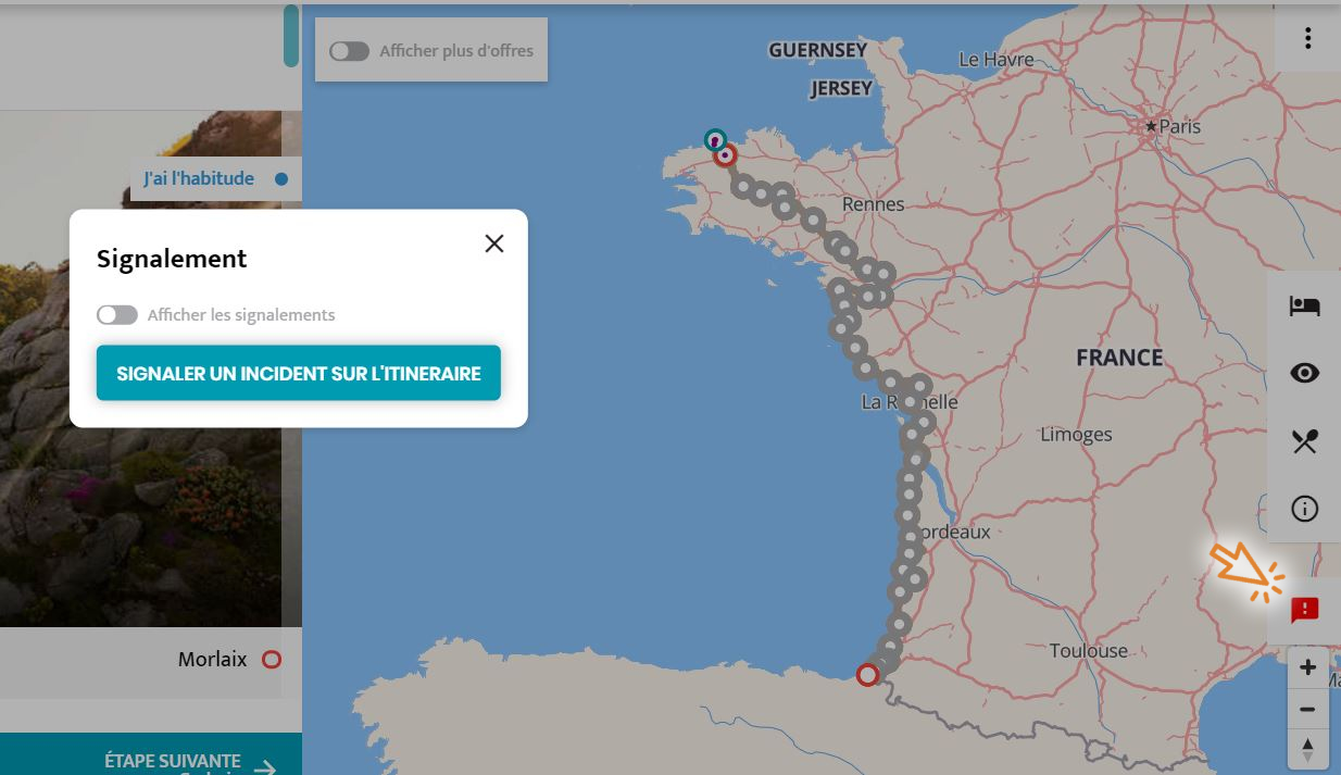 signalement vélodyssée