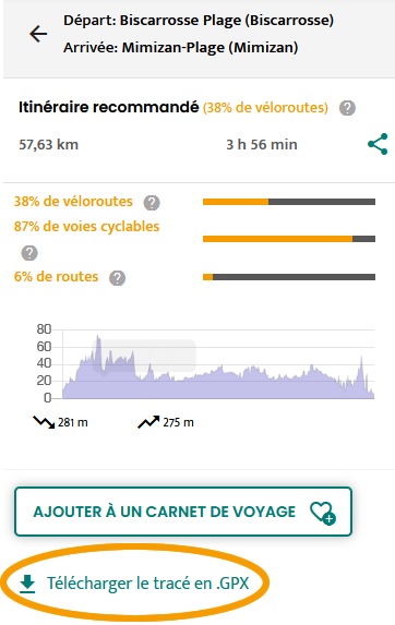 gpx calculateur