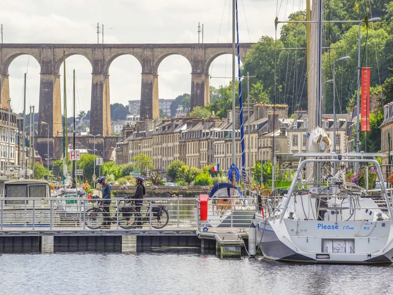 Arrivée à Morlaix par le port