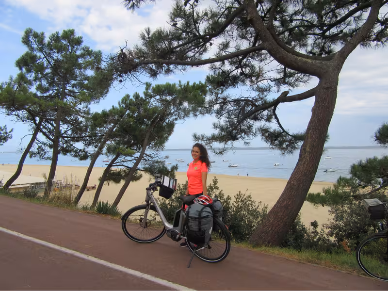 La côte atlantique à vélo d'Arcachon à Biarritz