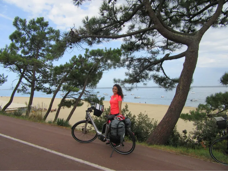 La côte atlantique à vélo d'Arcachon à Biarritz
