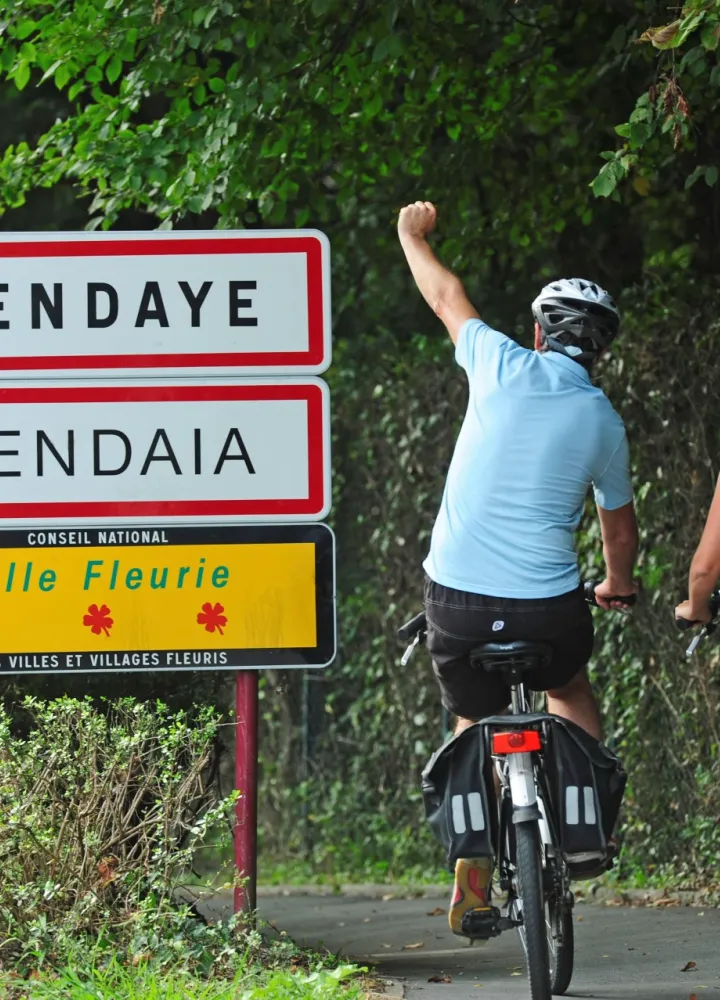 Arriving in Hendaye on La Vélodyssée