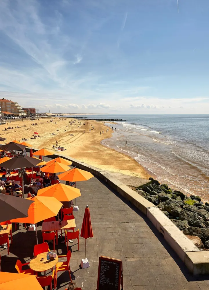 Un matin sur la plage de Capbreton