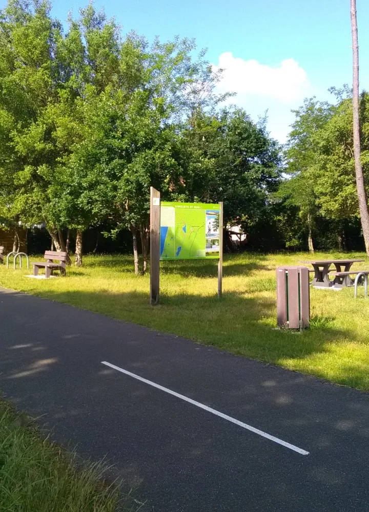 Halte repos dans les Landes