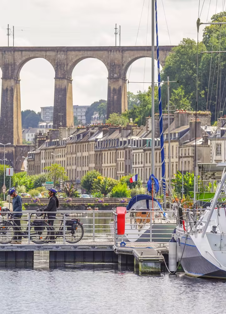 Arrivée à Morlaix par le port