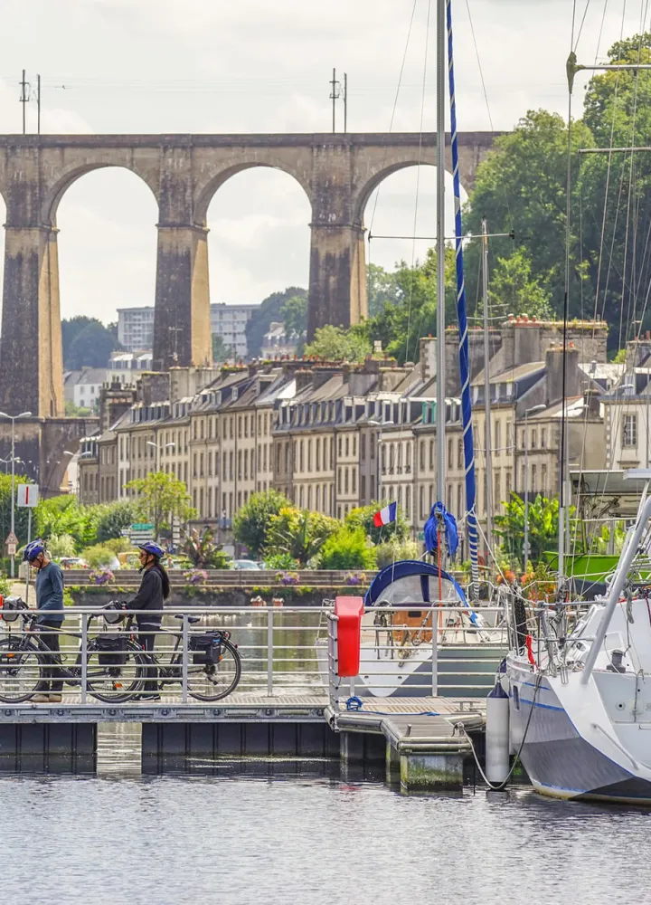Arrivée à Morlaix par le port