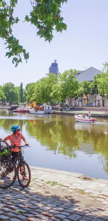 Bords de l'Erdre à Nantes