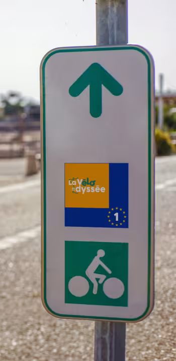 Signalétique vélo à La Rochelle