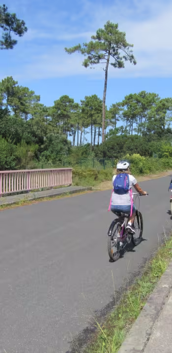 La Vélodyssée entre Arcachon et Bayonne en famille