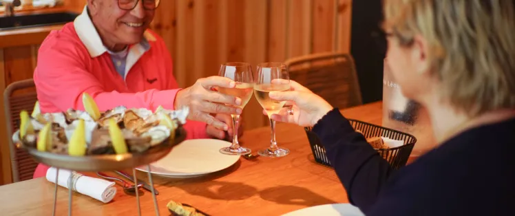 Dîner dans un carrelet