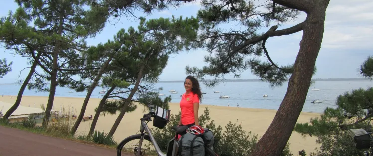 La côte atlantique à vélo d'Arcachon à Biarritz