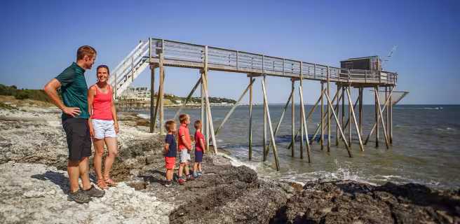 Carrelet sur la côte de Royan