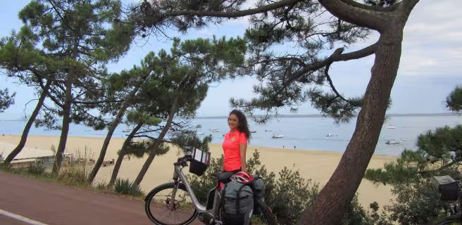 La côte atlantique à vélo d'Arcachon à Biarritz