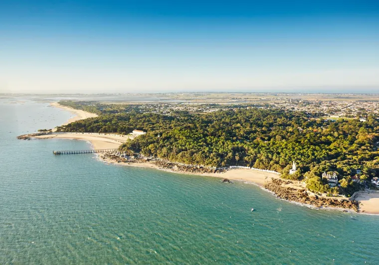 vue aérienne de noirmoutier
