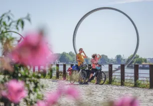 Les Anneaux de Buren à Nantes