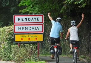 Arriving in Hendaye on La Vélodyssée