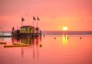 Sunset at Biscarosse