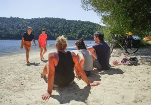 Plage guerlédan vélodyssée