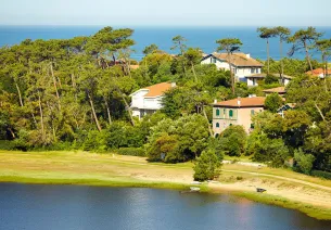 Aerial view of Hossegor