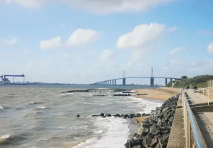 vue du pont de Saint Nazaire depuis Mindin