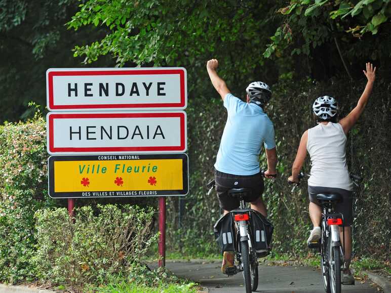 Arriving in Hendaye on La Vélodyssée