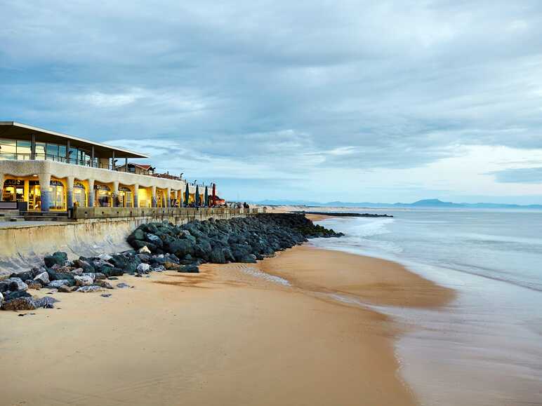 Coast between Hossegor and Capbreton