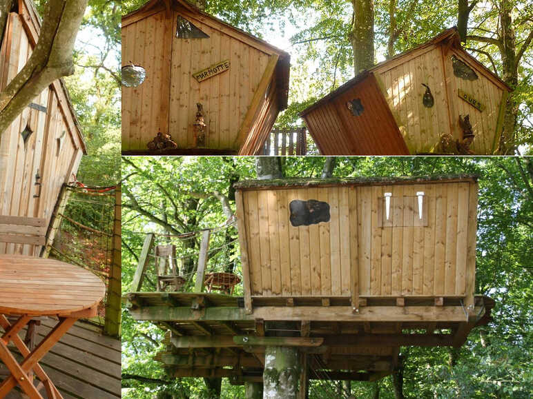 Stay in a tree house in Morbihan