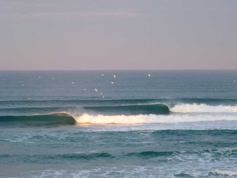 The surf spot in Lacanau
