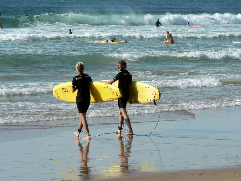 Biarritz Cote des basques surfeurs Villa Belza